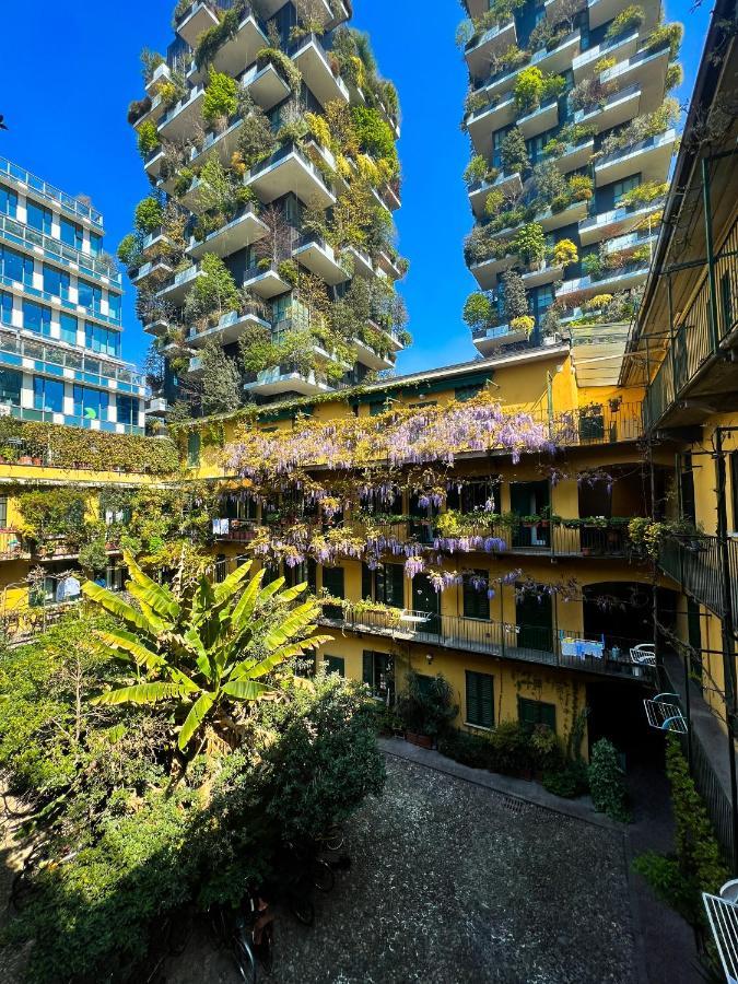 The Mundial Studio - Bosco Verticale View Milan Bagian luar foto